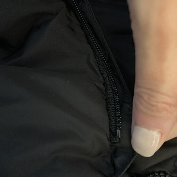 ADD Down Puffer Jacket Italy Raccoon Fur Hooded Color: Black -size 14Y/S - Picture 15 of 16